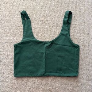 Cotton On Forest Green Crop Top